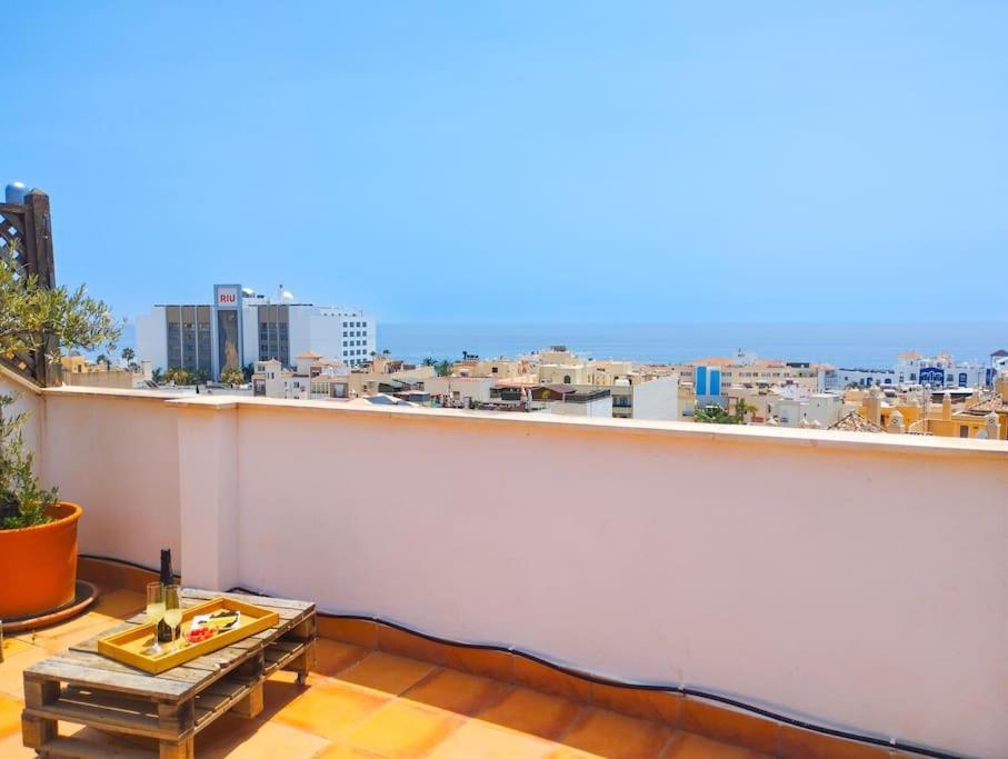 네르하 Penthouse With Jacuzzi And Spectacular Sea Views 아파트 외부 사진